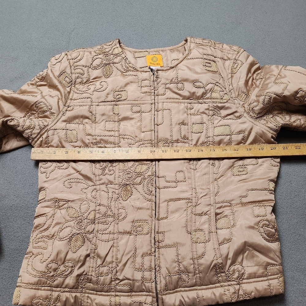 Vintage Ruby Rd. Embroidered Zip Puff Jacket - Picture 8 of 13